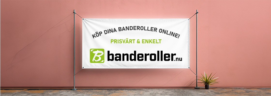Köp banderoller online - Banderoller.nu