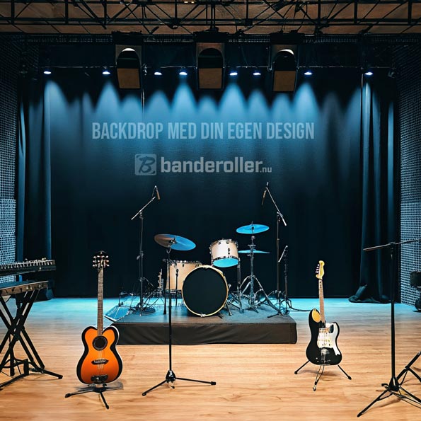 Backdrop för stora och små scener