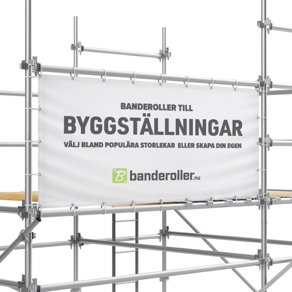 Beställ byggställningsbanderoller